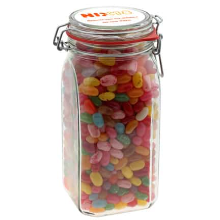 Robuuste vierkante snoeppot 1500cc