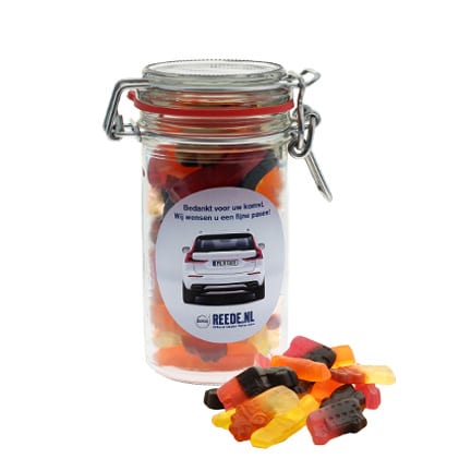 Glazen weckpotje met spansluiting 270cc