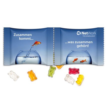 Gepersonaliseerd dubbel snoepzakje