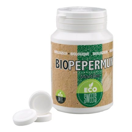 Biologisch snoeppotje als verantwoorde give-away