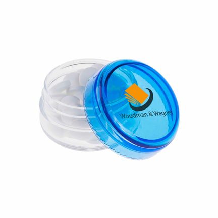 Bedrukt pepermuntpotje als fris weggevertje