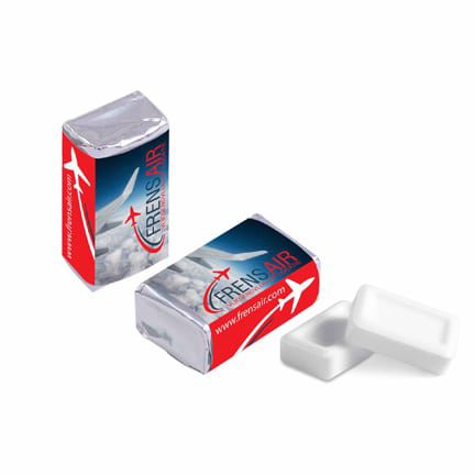 All-over bedrukt blokje pepermunt