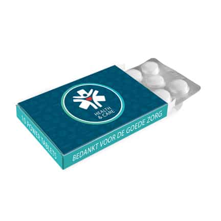 Bedrukt pepermuntdoosje als fris promotiemiddel