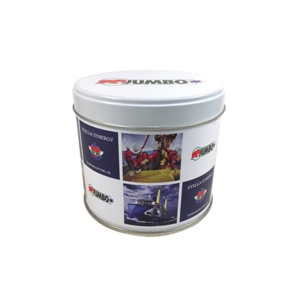 Gepersonaliseerd stroopwafelblik