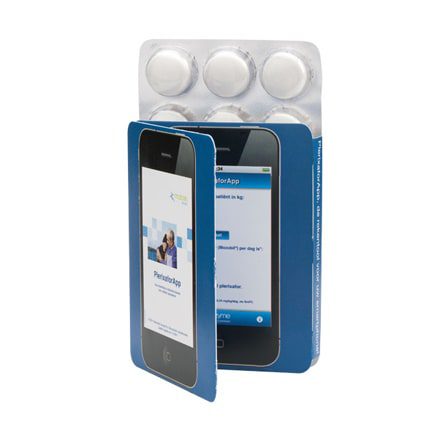 Blister Mentos gum in huls met flap