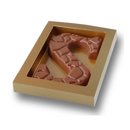Chocoladeletter voor Sinterklaas