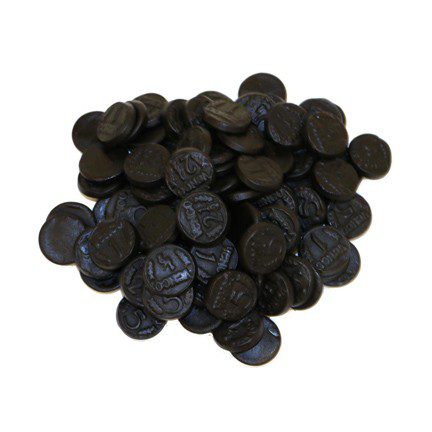 Muntendrop als inhoud van uw snoeppot of dropblik met logo