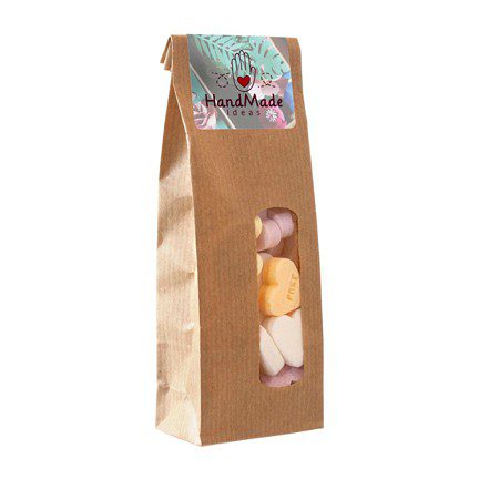 Kraft snoepzakje met logo als zoet bedankje