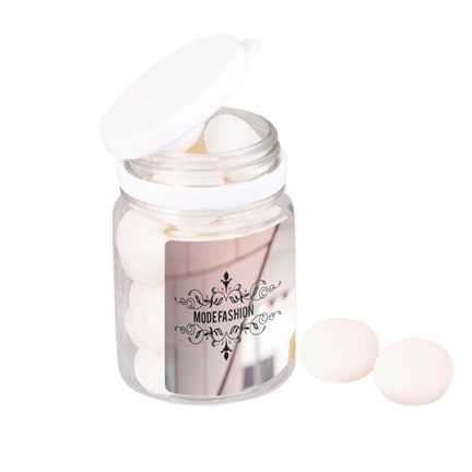 Snoeppotje Mentos met logo als weggevertje