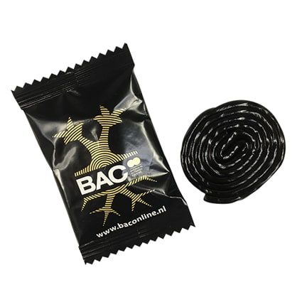 Droprol in bedrukte flowpack