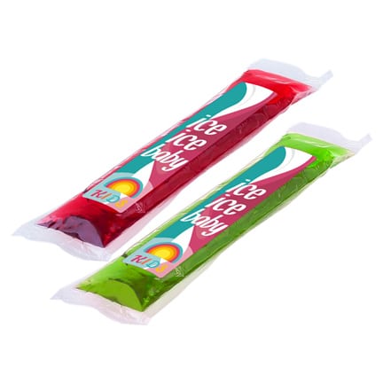 Verfrissend waterijsje met bedrijfslogo