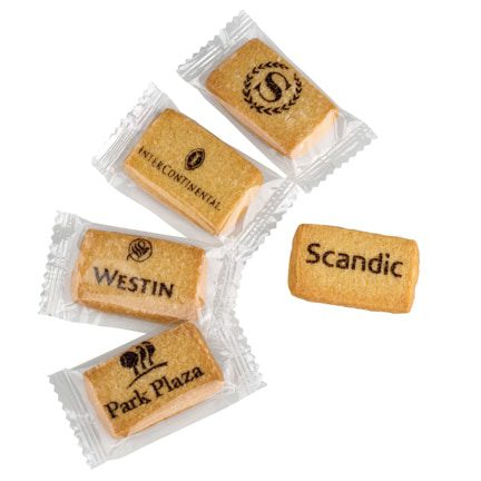 Ambachtelijk koekje met chocolade logo