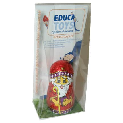 Zakje chocolade Sintje met bedrukte inlay