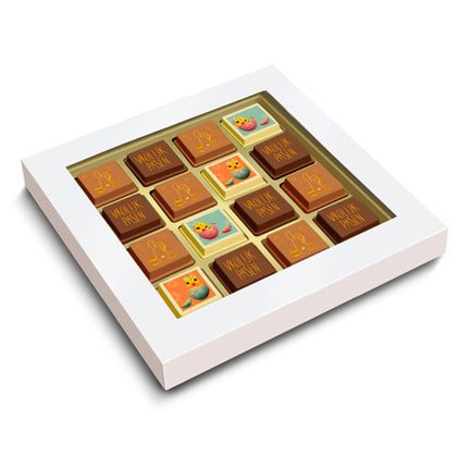 Bedrukte paasbonbons als relatiegeschenk