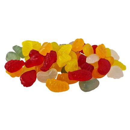 Vegan winegums als vulling van uw Snoeppot met logo