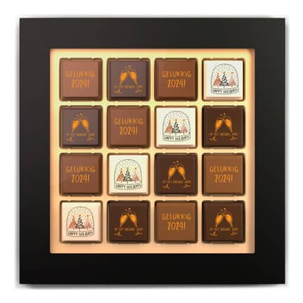 Nieuwjaar bonbons 16st voor oud en nieuw