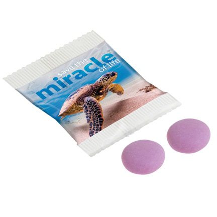 FSC Papieren zakje met 2 Mentos