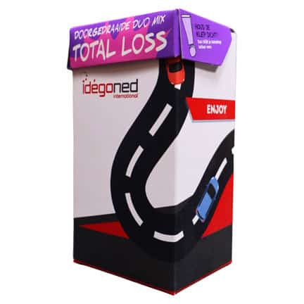 Doosje Autodrop met eigen logosleeve