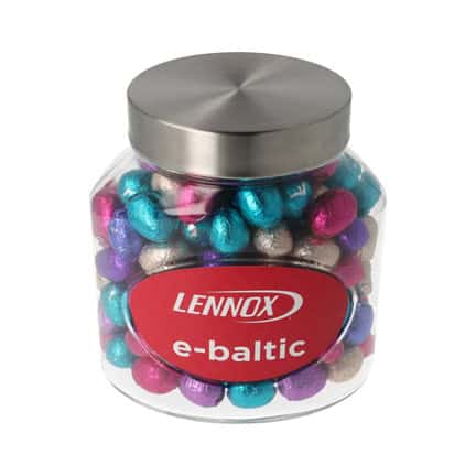 Ovale stoere Snoeppot met paaseitjes 1500cc